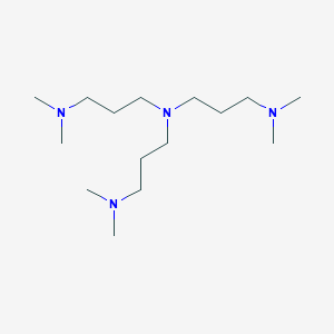molecular formula C15H36N4 B047346 N,N-Bis[3-(dimethylamino)propyl]-N',N'-dimethylpropane-1,3-diamine CAS No. 33329-35-0