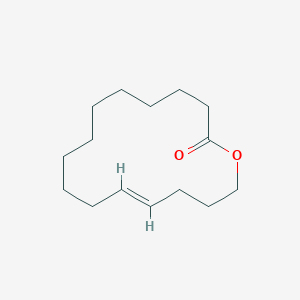 molecular formula C15H26O2 B047354 Oxacyclohexadec-12-en-2-one, (12E)- CAS No. 111879-80-2