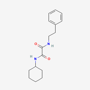 molecular formula C16H22N2O2 B4735543 N-Cyclohexyl-N'-phenethyl-oxalamide 