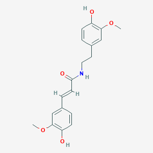molecular formula C19H21NO5 B047358 N-Trans-Feruloylmethoxytyramine CAS No. 78510-19-7