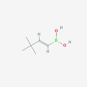 molecular formula C6H13BO2 B047374 3,3-Dimethyl-1-butenylboronic acid CAS No. 86595-37-1