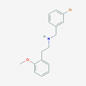 molecular formula C16H18BrNO B4737789 N-(3-bromobenzyl)-2-(2-methoxyphenyl)ethanamine 