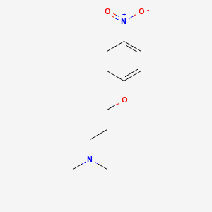 molecular formula C13H20N2O3 B4738751 N,N-diethyl-3-(4-nitrophenoxy)propan-1-amine 