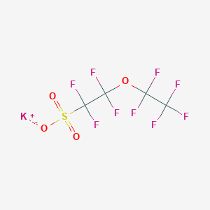 molecular formula C4F9KO4S B047388 Potassium perfluoro(2-ethoxyethane)sulfonate CAS No. 117205-07-9
