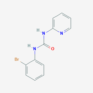 molecular formula C12H10BrN3O B4739106 N-(2-BROMOPHENYL)-N'-(2-PYRIDYL)UREA 