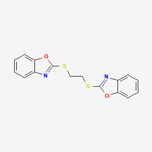 molecular formula C16H12N2O2S2 B4739920 Benzoxazole, 2,2'-[1,2-ethanediylbis(thio)]bis- CAS No. 101291-22-9