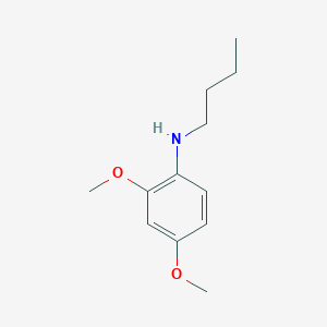 molecular formula C12H19NO2 B047402 N-Butyl-2,4-dimethoxyaniline CAS No. 124006-23-1