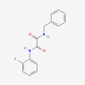 molecular formula C15H13FN2O2 B4740337 N-benzyl-N'-(2-fluorophenyl)oxamide CAS No. 5917-65-7