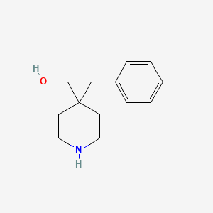 molecular formula C13H19NO B4740616 (4-Benzylpiperidin-4-YL)methanol 