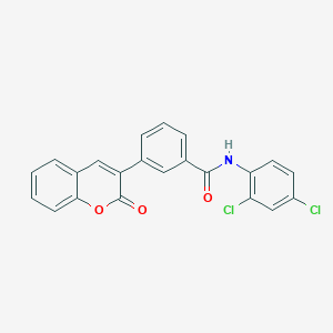 B4741564 N-(2,4-dichlorophenyl)-3-(2-oxo-2H-chromen-3-yl)benzamide CAS No. 5274-31-7