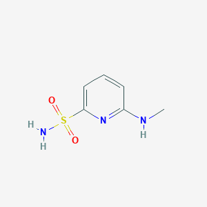 molecular formula C6H9N3O2S B047419 6-(Methylamino)pyridine-2-sulfonamide CAS No. 124433-71-2