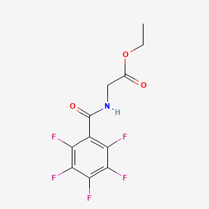 molecular formula C11H8F5NO3 B4742230 Ethyl 2-[(2,3,4,5,6-pentafluorobenzoyl)amino]acetate 