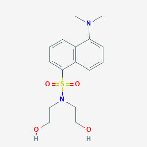 molecular formula C16H22N2O4S B047425 Dansyl-diethanolamine CAS No. 96100-89-9