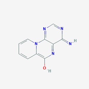 molecular formula C10H7N5O B047429 4-Iminopyrido[2,1-h]pteridin-6-ol CAS No. 115173-70-1