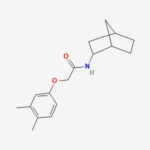 molecular formula C17H23NO2 B4742978 N-bicyclo[2.2.1]hept-2-yl-2-(3,4-dimethylphenoxy)acetamide 