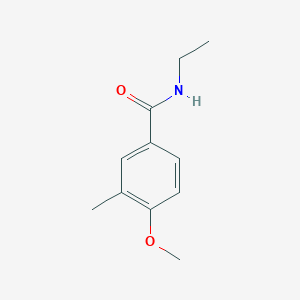 molecular formula C11H15NO2 B4743012 N-ethyl-4-methoxy-3-methylbenzamide 