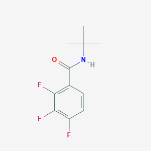 molecular formula C11H12F3NO B4743541 N-tert-butyl-2,3,4-trifluorobenzamide 