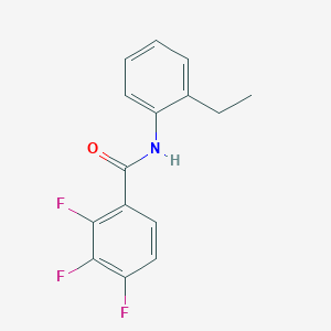molecular formula C15H12F3NO B4743744 N-(2-ethylphenyl)-2,3,4-trifluorobenzamide 