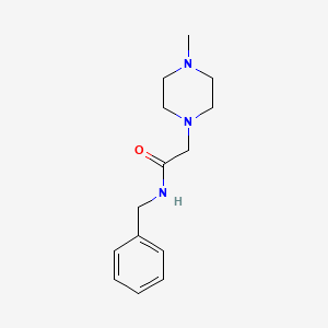 molecular formula C14H21N3O B4744034 N-benzyl-2-(4-methylpiperazin-1-yl)acetamide 