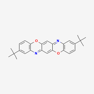 molecular formula C26H26N2O2 B4744672 2,9-di-tert-butyl[1,4]benzoxazino[2,3-b]phenoxazine 