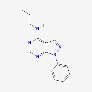 molecular formula C14H15N5 B4745335 MFCD03666002 