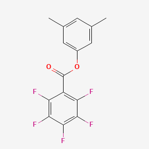 molecular formula C15H9F5O2 B4745383 3,5-dimethylphenyl pentafluorobenzoate 