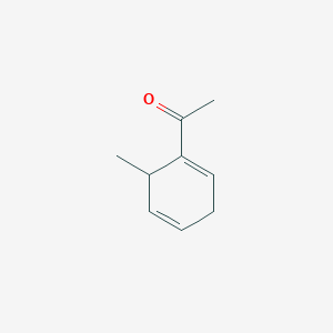 molecular formula C9H12O B047459 1-(6-Methyl-1,4-cyclohexadien-1-yl)ethanone CAS No. 121950-88-7
