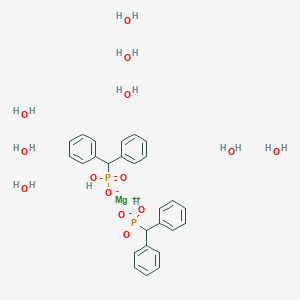 molecular formula C26H40MgO14P2 B047462 Bis(hydrogen diphenylmethylphosphonato)magnesium CAS No. 113688-64-5