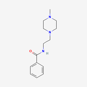 molecular formula C14H21N3O B4746967 N-[2-(4-methylpiperazin-1-yl)ethyl]benzamide 