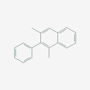 molecular formula C18H16 B047471 1,3-Dimethyl-2-phenylnaphthalene CAS No. 119264-82-3