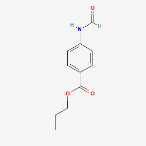 molecular formula C11H13NO3 B4747187 Propyl 4-formamidobenzoate 