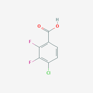 molecular formula C7H3ClF2O2 B047496 4-氯-2,3-二氟苯甲酸 CAS No. 150444-94-3