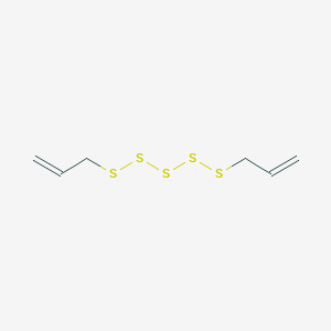 molecular formula C6H10S5 B047503 Allyl pentasulfide CAS No. 118686-45-6