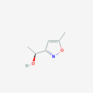 molecular formula C6H9NO2 B047508 (S)-1-(5-methylisoxazol-3-yl)ethanol CAS No. 119596-06-4
