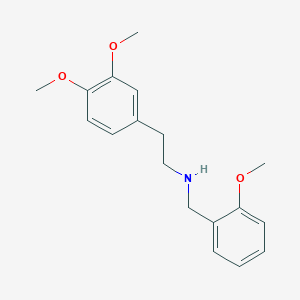 molecular formula C18H23NO3 B4751401 N-(3,4-DIMETHOXYPHENETHYL)-N-(2-METHOXYBENZYL)AMINE 