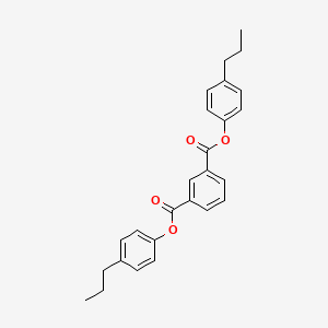 molecular formula C26H26O4 B4751548 Bis(4-propylphenyl) benzene-1,3-dicarboxylate 