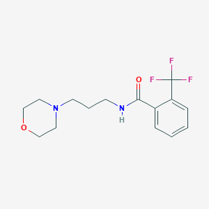 molecular formula C15H19F3N2O2 B4751754 N-(3-Morpholinopropyl)-2-(trifluoromethyl)benzamide 