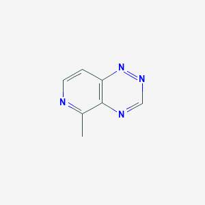 molecular formula C7H6N4 B047520 5-Methylpyrido[3,4-e][1,2,4]triazine CAS No. 121845-73-6