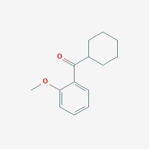 molecular formula C14H18O2 B047525 Cyclohexyl(2-methoxyphenyl)methanone CAS No. 111504-19-9