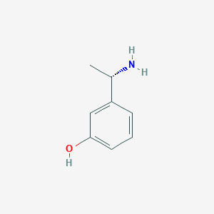 molecular formula C8H11NO B047527 (S)-3-(1-Aminoethyl)phenol CAS No. 123982-81-0