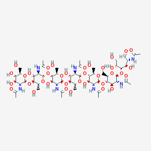 molecular formula C56H93N7O36 B047546 Hepta-N-acetylchitoheptaose CAS No. 79127-58-5
