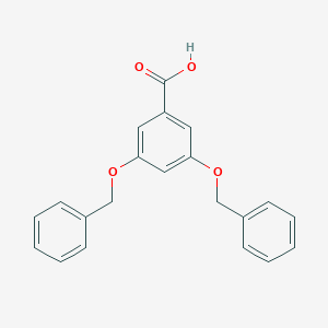 molecular formula C21H18O4 B047549 3,5-双(苄氧基)苯甲酸 CAS No. 28917-43-3