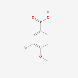molecular formula C8H7BrO3 B047553 3-溴-4-甲氧基苯甲酸 CAS No. 99-58-1