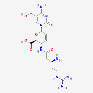 molecular formula C18H28N8O6 B047557 5-Hydroxymethylblasticidin S CAS No. 123067-52-7