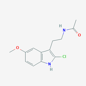 molecular formula C13H15ClN2O2 B047558 2-Chloromelatonin CAS No. 118747-02-7