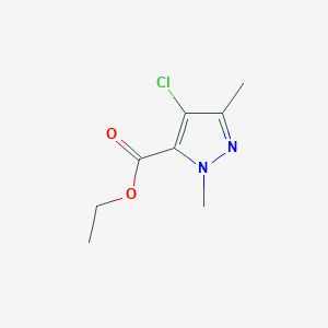 Ethyl 4-chloro-1,3-dimethyl-1H-pyrazole-5-carboxylate