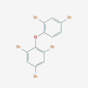 molecular formula C12H5Br5O B047560 1,3,5-Tribromo-2-(2,4-dibromophenoxy)benzene CAS No. 189084-64-8