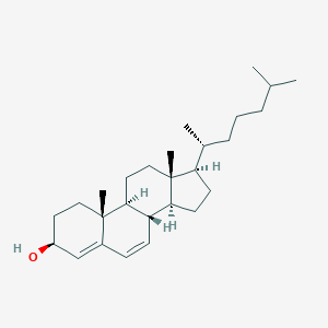 molecular formula C₂₇H₄₄O B047564 Cholesta-4,6-dien-3-ol, (3beta)- CAS No. 14214-69-8