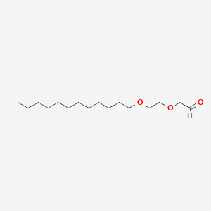 molecular formula C16H32O3 B047565 Polyoxyethylene(23)LauricAcid CAS No. 202408-13-7