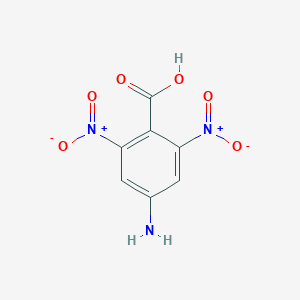 molecular formula C7H5N3O6 B047581 4-Amino-2,6-dinitrobenzoic acid CAS No. 114168-48-8